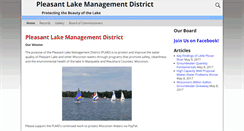 Desktop Screenshot of mypleasantlake.org