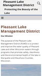 Mobile Screenshot of mypleasantlake.org