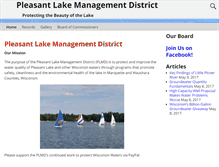 Tablet Screenshot of mypleasantlake.org